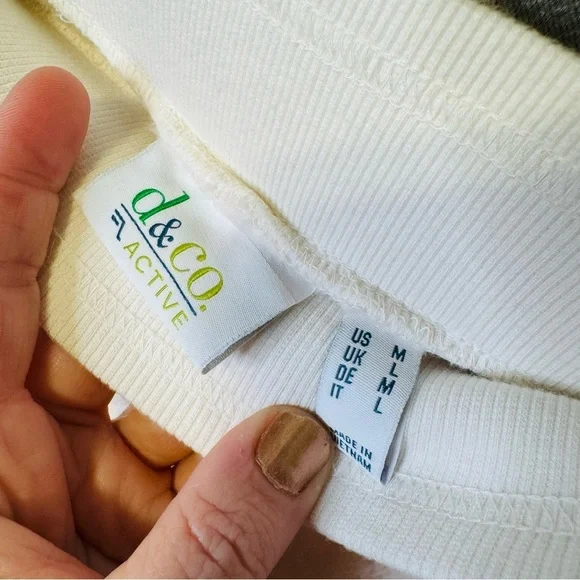 Denim & Co Cream Faux Fur Lounge Pants with Relaxed Fit Medium - Picture 6 of 9